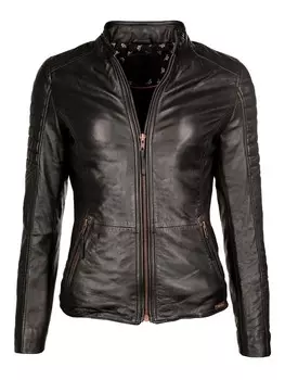 Кожаная куртка Mustang Larry, черный