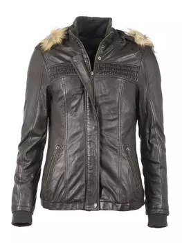 Кожаная куртка Mustang Lelu, цвет choco