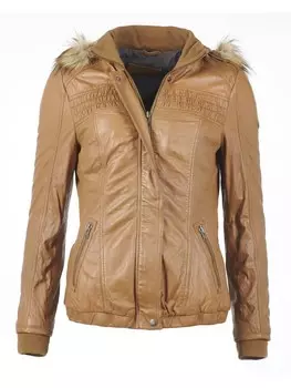 Кожаная куртка Mustang Lelu, кэмел