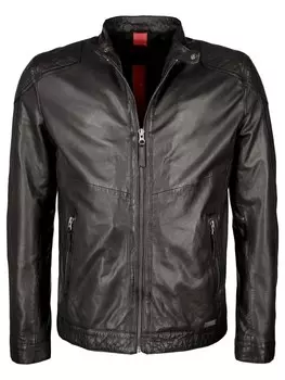 Кожаная куртка Mustang Max, черный