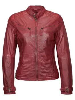 Кожаная куртка Mustang Ryana, красный