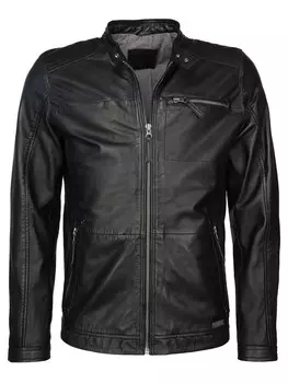 Кожаная куртка Mustang Stewart, черный