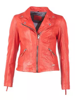 Кожаная куртка Mustang Tanna, красный