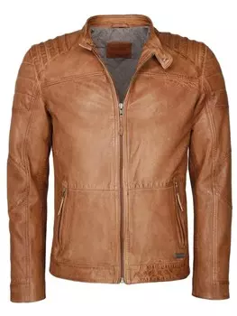 Кожаная куртка Mustang Wellington, цвет chestnut