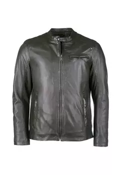 Кожаная куртка Mustang, зеленый