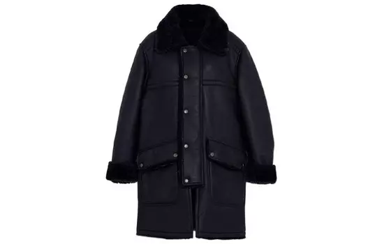 Кожаная куртка мужская Coach, синий