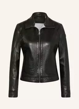 Кожаная куртка mwlusan из смеси материалов Mauritius, черный