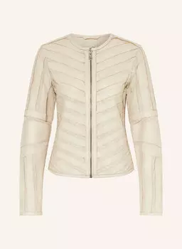 Кожаная куртка мвсури Mauritius, бежевый