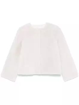 Кожаная куртка на молнии Desa 1972, серый