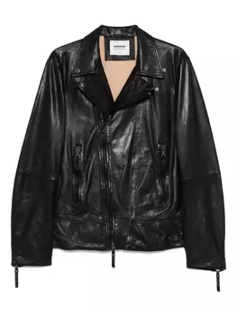 Кожаная куртка на молнии S.W.O.R.D 6.6.44, черный