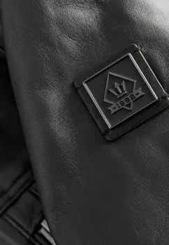 Кожаная куртка Next, черный