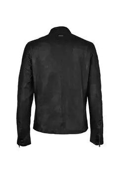 Кожаная куртка NO N4ME, черный