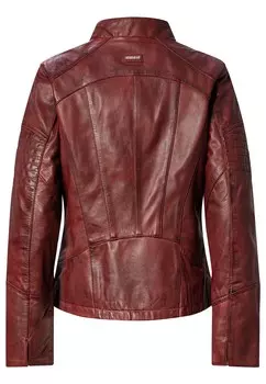 Кожаная куртка NO N4ME, красный