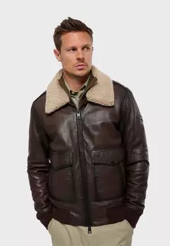 Кожаная куртка Oakwood, цвет Cognac Color