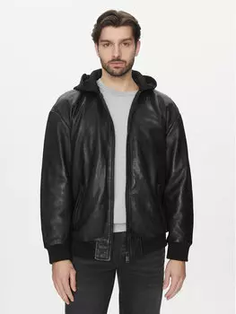 Кожаная куртка обычного кроя Matera 310-24-056 Mustang, черный