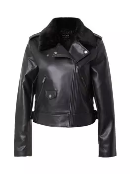 Кожаная куртка ONLY Between-Season Jacket ONLVILHELMA, черный