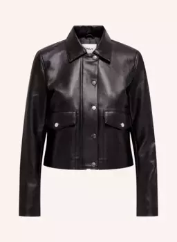 Кожаная куртка Only, черный