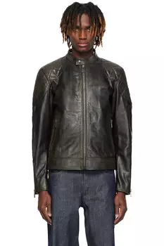 Кожаная куртка Outlaw Belstaff, черный