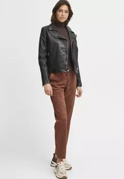 Кожаная куртка Oxmo, черный