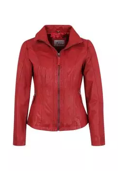 Кожаная куртка Padua классического дизайна 7eleven, красный