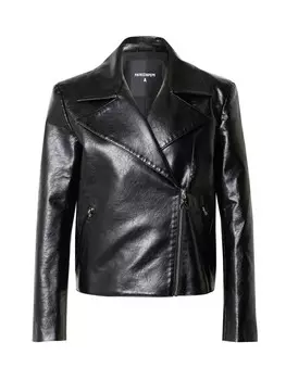 Кожаная куртка PATRIZIA PEPE Between-Season Jacket, черный