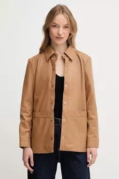 Кожаная куртка Pedro Del Hierro, коричневый