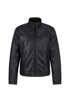 Кожаная куртка PRESTON Strellson, темно-синий