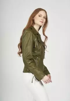 Кожаная куртка PRINCESS Freaky Nation, хаки