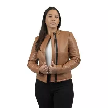 Кожаная куртка-пуховик Melyssa больших размеров Whet Blu, мультиколор