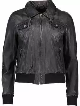 Кожаная куртка Punchball, черный