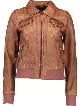 Кожаная куртка Punchball, коричневый