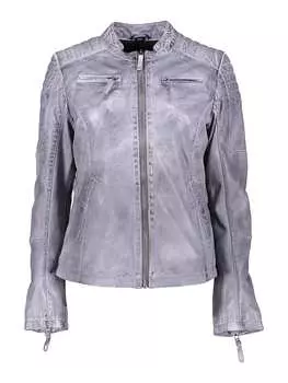 Кожаная куртка Punchball, серый