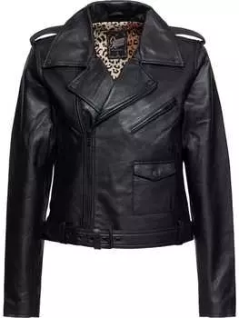 Кожаная куртка Queen, черный