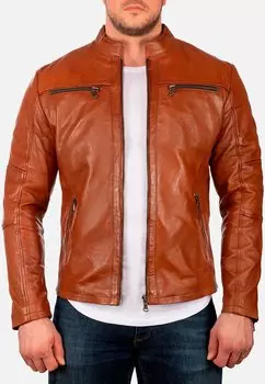 Кожаная куртка Reichstadt, коричневый