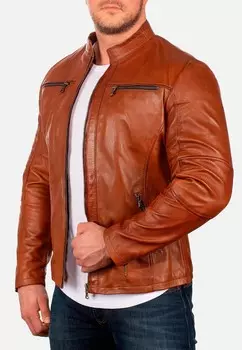 Кожаная куртка Reichstadt, коричневый