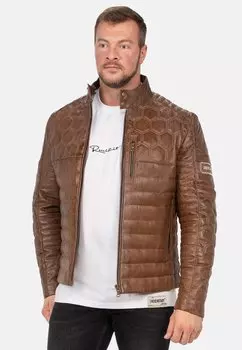 Кожаная куртка Reichstadt, коричневый