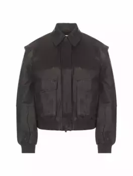 Кожаная куртка Remain, черный