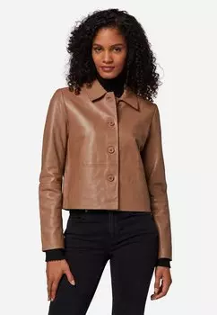 Кожаная куртка Ricano, серо-коричневый