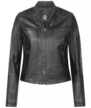 Кожаная куртка Rock Creek, черный