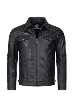 Кожаная куртка Rock Creek, черный