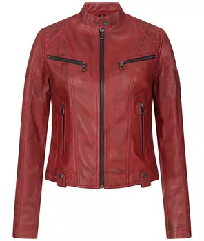 Кожаная куртка Rock Creek, красный