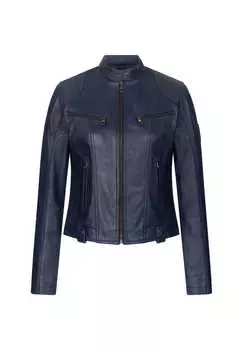 Кожаная куртка Rock Creek, синий