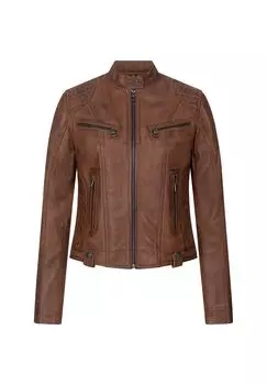 Кожаная куртка Rock Creek, светло-коричневый