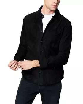 Кожаная куртка-рубашка BLANKNYC