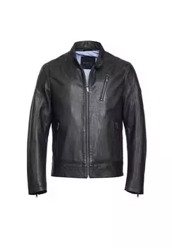 Кожаная куртка Рубио bugatti, черный