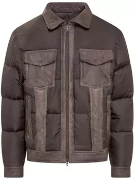 Кожаная куртка с подкладкой Salvatore Santoro, коричневый