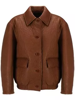 Кожаная куртка Salvatore Santoro, коричневый