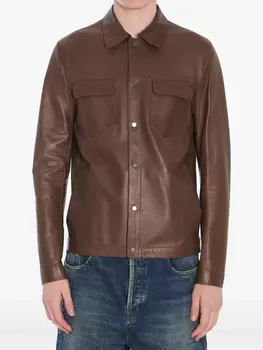 Кожаная куртка Salvatore Santoro, коричневый