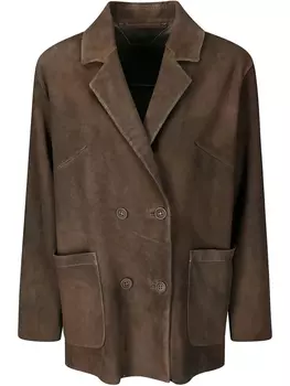 Кожаная куртка Salvatore Santoro, коричневый