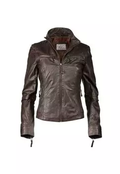 Кожаная куртка SEEviana 7eleven, темно-коричневый